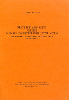 Badzio Protest aus Kiew gegen Menschenrechtsverletzungen
