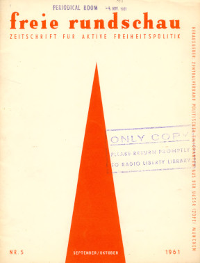 cover: Freie Rundschau. 1961. Nr. 5