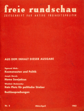 cover: Freie Rundschau. 1962. Nr. 2